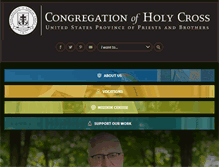 Tablet Screenshot of holycrossusa.org